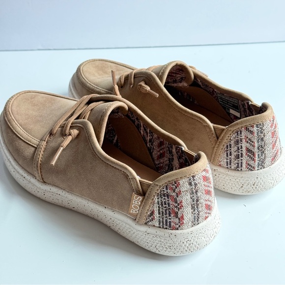 Skechers Bob’s Tan Slip-On Loafers Vegan Memory Foam Size 6.5 - Picture 7 of 12